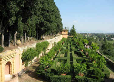 villa fidelia baroque garden